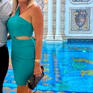 Lulu teal dress